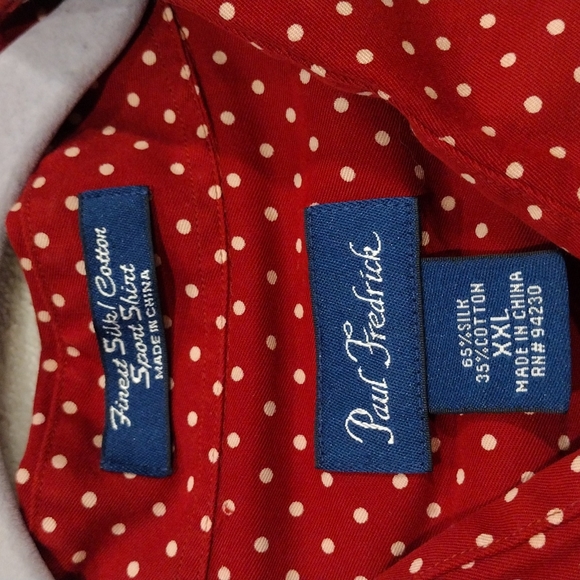 Xxl Paul Fredrick long sleeve button down shirt - Picture 8 of 8
